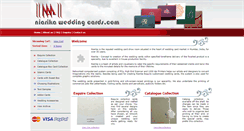 Desktop Screenshot of niarikaweddingcards.com